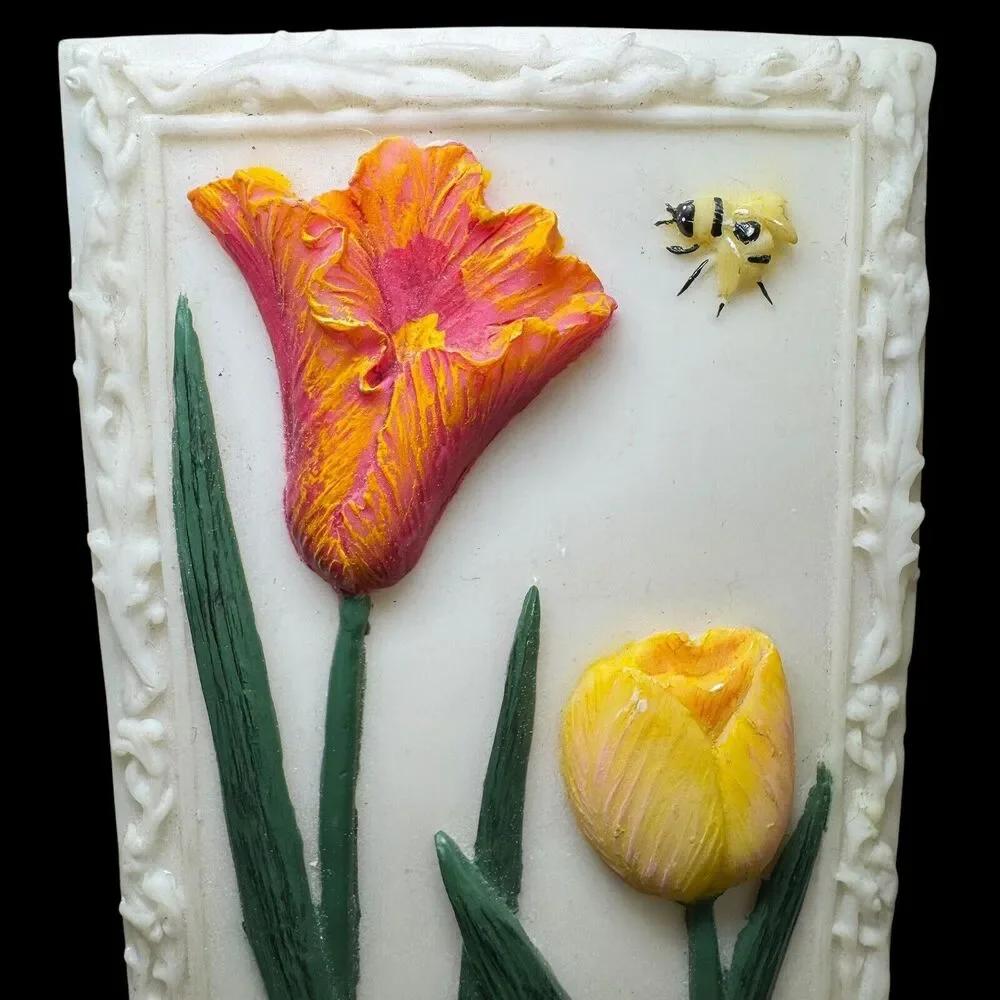 MCM 3D Spring Floral Resin Plaques 6.5